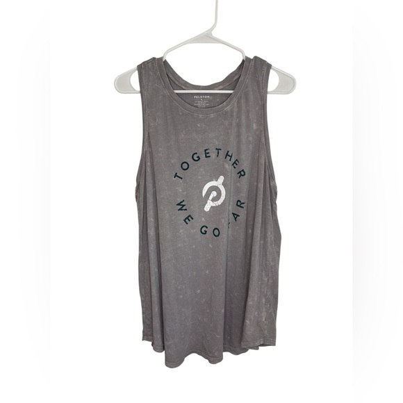Peloton Charcoal Sleeveless Muscle Tee for Women - Picture 1 of 5